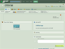 Tablet Screenshot of chibibarrage.deviantart.com
