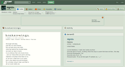 Desktop Screenshot of nightlin.deviantart.com