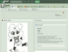 Tablet Screenshot of otouto.deviantart.com