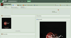 Desktop Screenshot of dream-board.deviantart.com