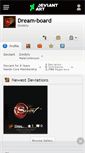 Mobile Screenshot of dream-board.deviantart.com
