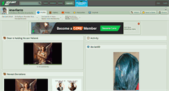 Desktop Screenshot of anavilante.deviantart.com