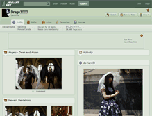 Tablet Screenshot of drage3000.deviantart.com