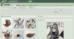Desktop Screenshot of jacdesigns.deviantart.com