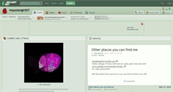 Desktop Screenshot of impostergir007.deviantart.com