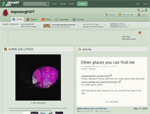 Tablet Screenshot of impostergir007.deviantart.com