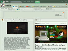 Tablet Screenshot of djnick2k.deviantart.com