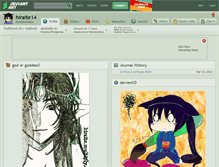 Tablet Screenshot of hiraite14.deviantart.com