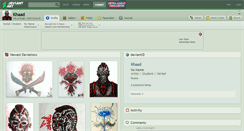 Desktop Screenshot of khaad.deviantart.com