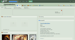 Desktop Screenshot of gypsygoddessdeva.deviantart.com