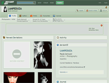 Tablet Screenshot of lampeduza.deviantart.com