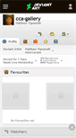 Mobile Screenshot of cca-gallery.deviantart.com
