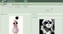 Desktop Screenshot of camie.deviantart.com