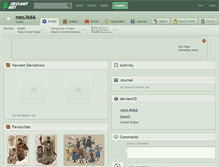 Tablet Screenshot of neoj666.deviantart.com