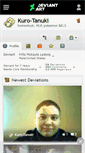 Mobile Screenshot of kuro-tanuki.deviantart.com
