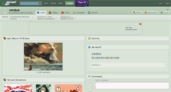Desktop Screenshot of mintbot.deviantart.com