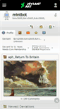 Mobile Screenshot of mintbot.deviantart.com