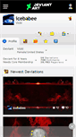 Mobile Screenshot of icebabee.deviantart.com