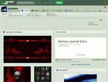 Tablet Screenshot of icebabee.deviantart.com