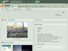 Tablet Screenshot of gustaw.deviantart.com