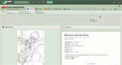 Desktop Screenshot of funny-crazy-bunny.deviantart.com