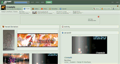 Desktop Screenshot of crosstails.deviantart.com