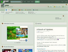 Tablet Screenshot of jotter.deviantart.com