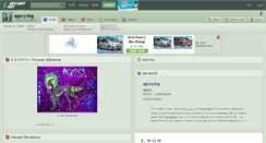 Desktop Screenshot of agonydog.deviantart.com