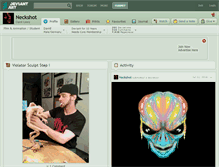 Tablet Screenshot of neckshot.deviantart.com