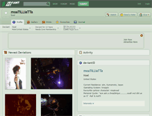 Tablet Screenshot of moatilliatta.deviantart.com
