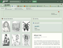 Tablet Screenshot of david65.deviantart.com
