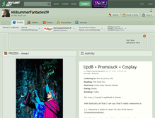 Tablet Screenshot of midsummerfantasies09.deviantart.com