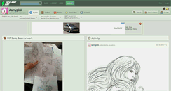 Desktop Screenshot of aamypink.deviantart.com