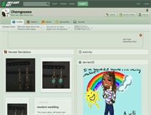 Tablet Screenshot of ohemgeeeee.deviantart.com