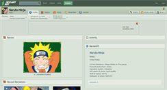 Desktop Screenshot of naruto-ninja.deviantart.com