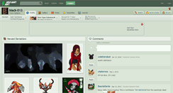 Desktop Screenshot of black-013.deviantart.com