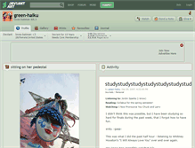 Tablet Screenshot of green-haiku.deviantart.com