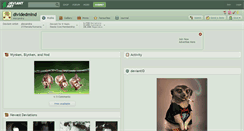Desktop Screenshot of dividedmind.deviantart.com