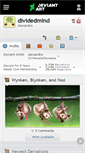Mobile Screenshot of dividedmind.deviantart.com