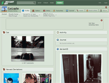 Tablet Screenshot of cyclopse.deviantart.com