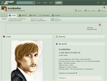 Tablet Screenshot of invisiblepen.deviantart.com