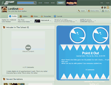 Tablet Screenshot of lordsnot.deviantart.com