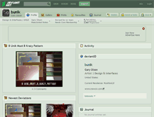 Tablet Screenshot of bunik.deviantart.com
