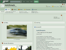 Tablet Screenshot of gothofimladris.deviantart.com