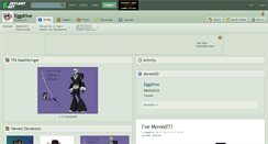 Desktop Screenshot of eggdrive.deviantart.com