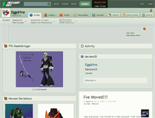 Tablet Screenshot of eggdrive.deviantart.com