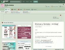 Tablet Screenshot of diyva-jessica.deviantart.com