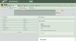 Desktop Screenshot of gonta.deviantart.com