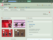 Tablet Screenshot of konan-chuu.deviantart.com