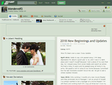 Tablet Screenshot of blondewolf2.deviantart.com